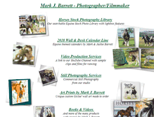 Tablet Screenshot of markjbarrett.com